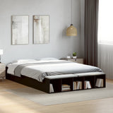 Bed Frame without Mattress Black 160x200 cm 3280553