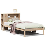 Bookcase Bed without Mattress 100x200 cm Solid Wood Pine 3321565