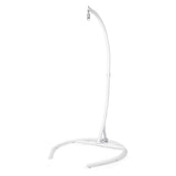 ZNTS Hammock Chair Stand, White C Stand for Egg Chair/Swing Chair, Indoor/Outdoor 91912015