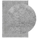 Shaggy Rug PAMPLONA High Pile Modern Grey 120x170 cm 375256