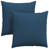 Sofa Pillows 2 pcs Blue 80 x 80 cm Fabric 42014048