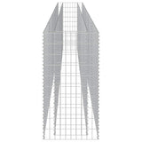 Gabion Raised Bed Galvanised Steel 450x50x100 cm 143564