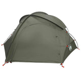 Trekking Tent with Rainfly Water-Resistant 2-Person Army Green 42042217