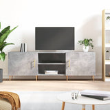 TV Cabinet Concrete Grey 150x30x50 cm Engineered Wood 829088