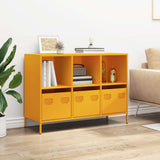 Sideboard Mustard Yellow 101.5x39x73.5 cm Cold-rolled Steel 851367