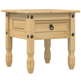 ZNTS Side Table Corona 50x50x50 cm Solid Wood Pine 4005664