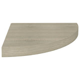 Floating Corner Shelves 4 pcs Oak 35x35x3.8 cm MDF 323927