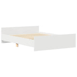Bed Frame without Mattress White 120x200 cm 3203740