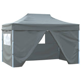 Party Tent Folding Anthracite 280 x410 x 315 cm Oxford Fabric 42023598
