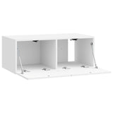 Wall-Mounted TV Cabinet High Gloss White 78.5 x 41 x 30 cm 898519