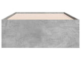 Bed Frame with Storage with Drawer Concrete Grey 80 x 200 cm 3429650