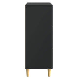 Drawer Cabinet Black 66 x 34.5 x 90 cm Engineered Wood 895066