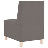 Modular Sofa Unit Armless 2 pcs Light Grey 55 x 74 x 82 cm 3399776
