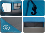 Tunnel Tent Blue 275 x 240 x 200 cm 42017431