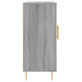 Sideboard Grey Sonoma 90x34x80 cm Engineered Wood 828098