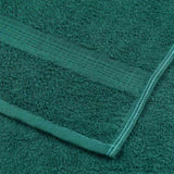 Sauna Towels 10 pcs "FROGN" Green 80x200 cm 100% Cotton 136865