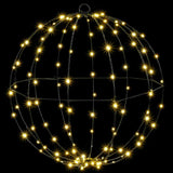 Ball with 192 LEDs 2 pcs Warm white 40 x 40 x 43.5 cm Metal 42019110