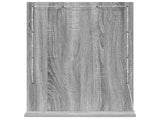 Vanity Mirror Rectangular Grey Sonoma 70 x 50 x 18 cm 868338