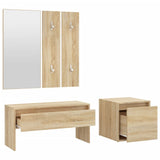 Hallway Furniture Set Sonoma Oak Engineered Wood 3082047