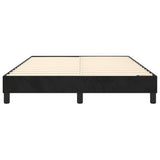 Box Spring Bed Frame Black Double Velvet 3121192