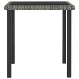 Outdoor Dining Set Grey and Black 3100414