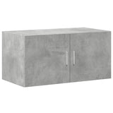 Storage Cabinet Concrete Grey 80x42.5x225 cm Engineered Wood 3281353