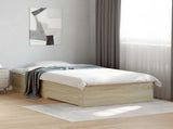 Bed Frame with Storage Sonoma Oak 80 x 200 cm Engineered Wood 3429526