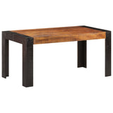 ZNTS Dining Table 160x80x76 cm Solid Mango Wood 3060200