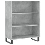 Highboard Concrete Grey 69.5x32.5x180 cm Engineered Wood 3189601