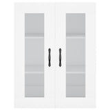 Highboard White 69.5x34x180 cm Engineered Wood 3198369
