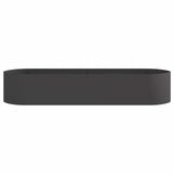 Raised Garden Bed Black 220 x 40x 40 cm Steel 8011719
