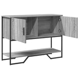 Console Table Grey Sonoma 100x35x74.5 cm Engineered Wood 848537