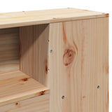 Bookcase Bed without Mattress 120x190 cm Small Double Solid Wood Pine 3323194