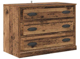 Sideboards 3 pcs Old Wood 210 x 35.5 x 67.5 cm Engineered Wood 3402647
