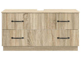 Bathroom Sink Cabinet HOORN Sonoma Oak 82 x 41x 56 cm 897237
