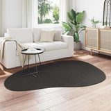 Area Rugs HUARTE Anthracite 140 x 200 cm Polyester 4103757