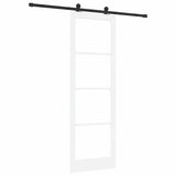Sliding Door ORKDAL White and Black 78 x 232 cm 3332024