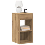 ZNTS Bedside Cabinets with Drawer 2 pcs Artisan Oak 35x34x66.5 cm 858730