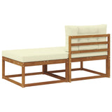 Sectional Sofa Units with Cushion 2 Piece Natural 900547