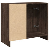 Sink Cabinet Brown Oak 63x29x55 cm Engineered Wood 848135
