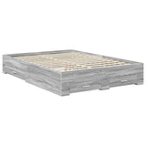 Bed Frame with Drawer with Headboard Manual Engineered Wood 3410315