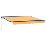 Manual Retractable Awning Sand 4 x 3.5 m 3426145