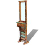 243330 Hall Mirror Solid Reclaimed Wood 47x23x180 cm