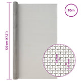 Mesh Screen 120 x 2000 cm 30 Mesh Stainless Steel 201 Silver 42039562