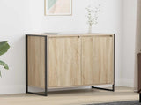 Side Cabinet Sonoma 79 x 36 x 75 cm Engineered Wood 886601