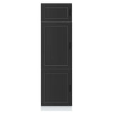Kitchen Cupboard "Porto" Black Engineered Wood 854108