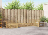 Outdoor Sofa Set 7 pcs White 3392204