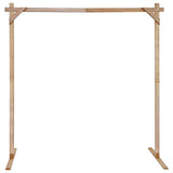 Wedding Arch Light Brown 225 x 95 x 226 cm Solid Pine Wood 42019394