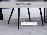 Dining Chairs Set of 2 Contemporary Design for Office Dining Kitchen with Soft Fabric Seat and Back T3398P328155
