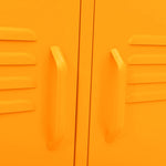 TV Cabinet Mustard Yellow 105x35x50 cm Steel 336227